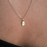 Yellow Gold Letter N