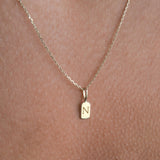 Yellow Gold Letter N