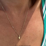 Yellow Gold Letter N