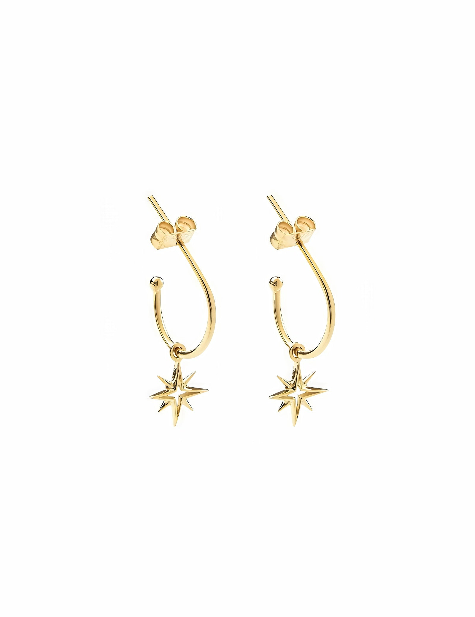 Picture of Luna Rae Solid 9k Gold My True North Hoops