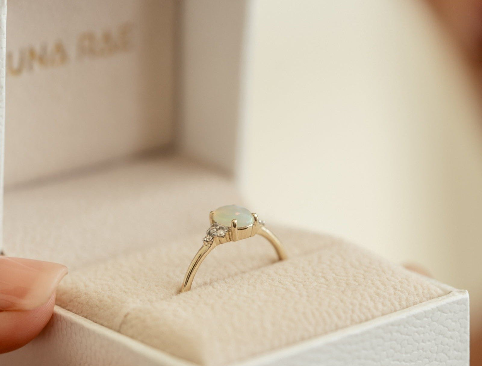 Picture of Luna Rae Solid 9k Gold Aurora Ring