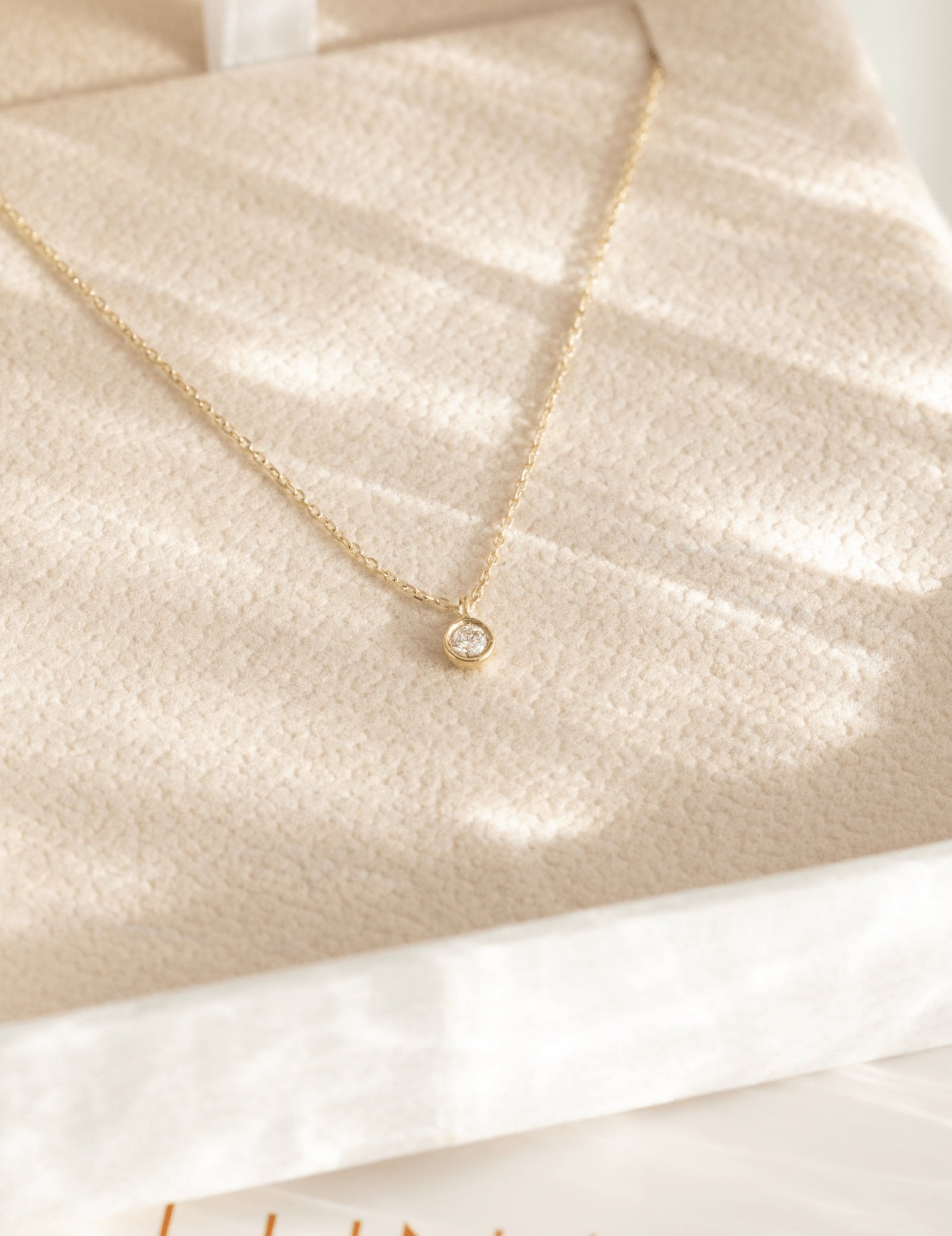 Picture of Luna Rae Solid 9k Gold Diamond Sky Necklace