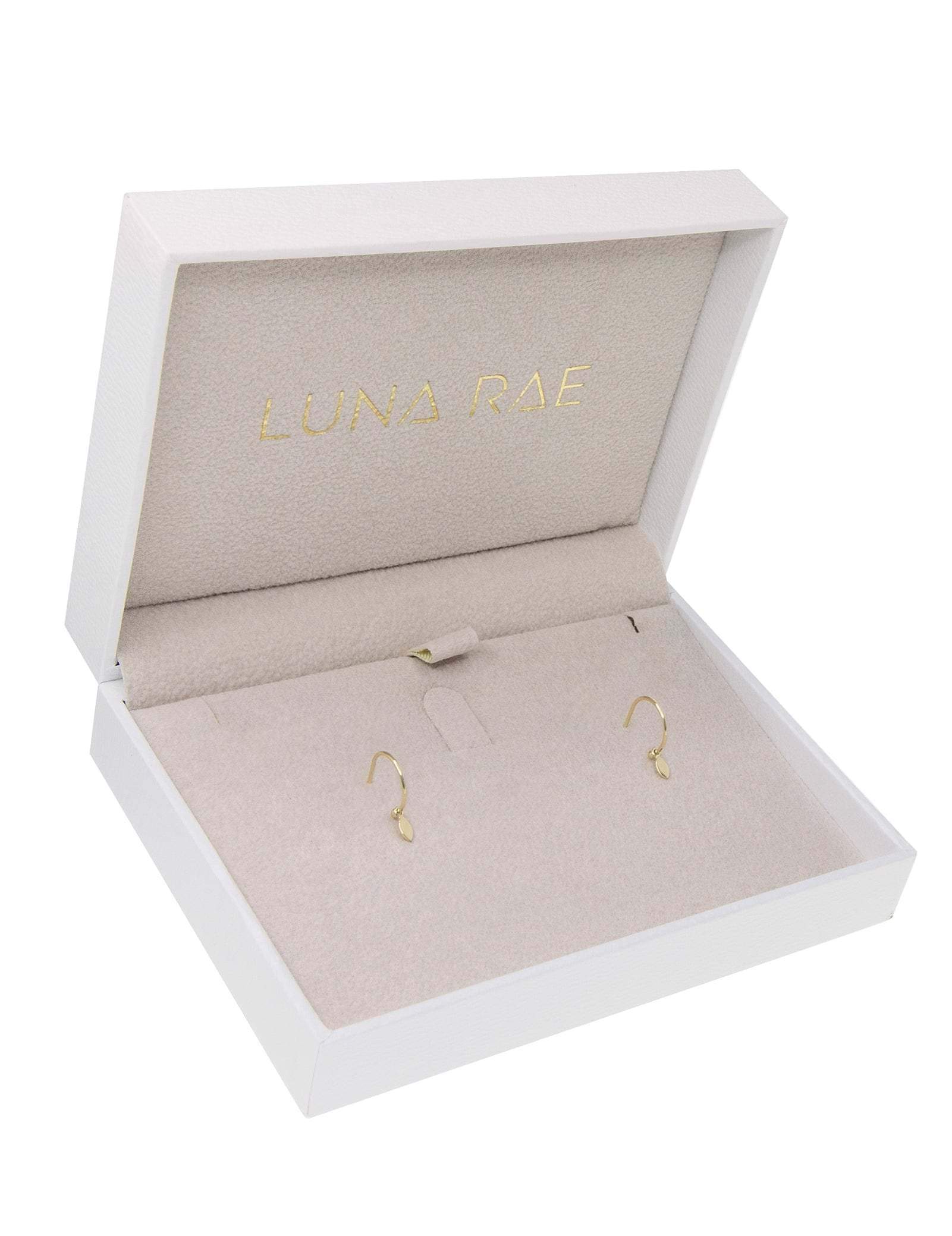 Picture of Luna Rae Solid 9k Gold Drops of Dawn Earrings