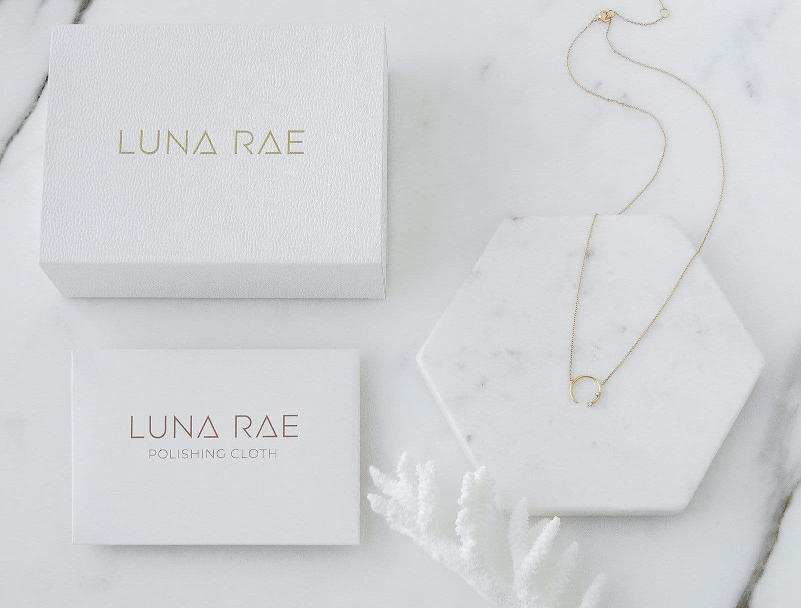 Picture of Luna Rae Solid 9k Gold Eclipse Necklace