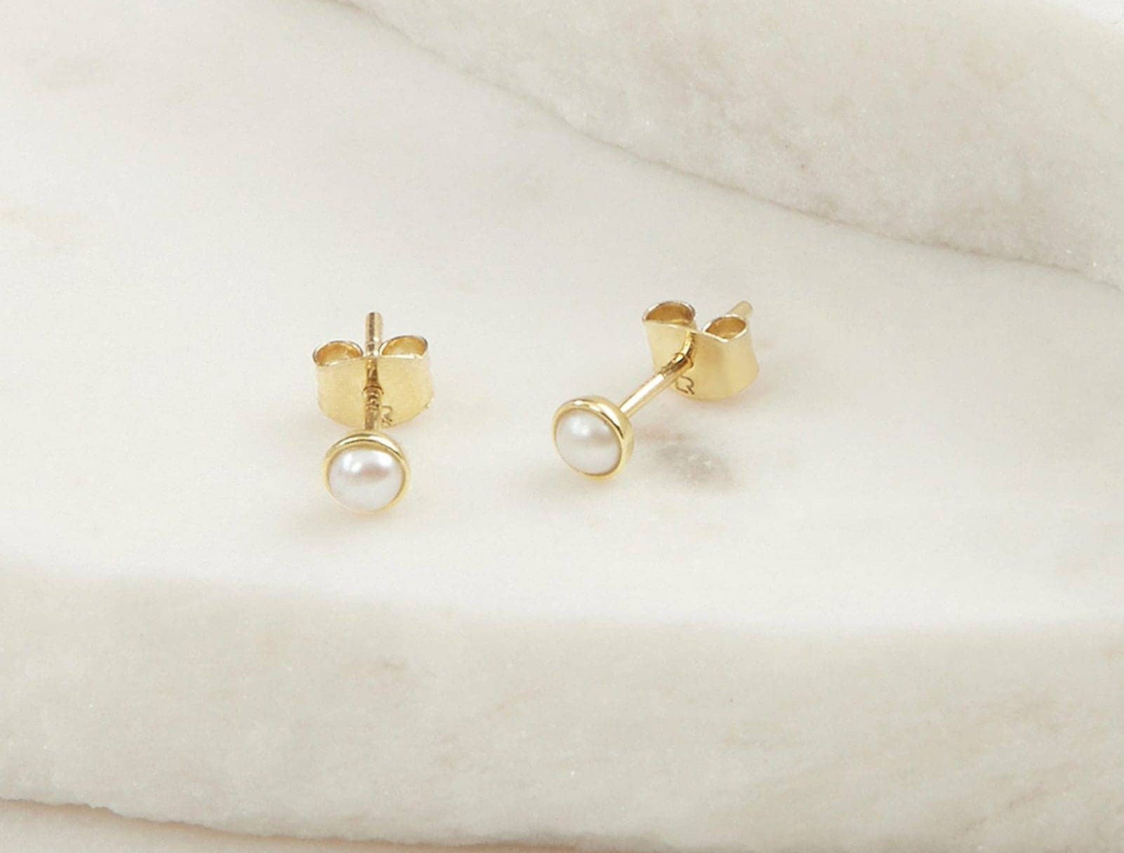 Picture of Luna Rae Solid 9k Gold Hilo Studs