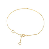 Picture of Luna Rae Solid 9k Gold Horizon Bangle