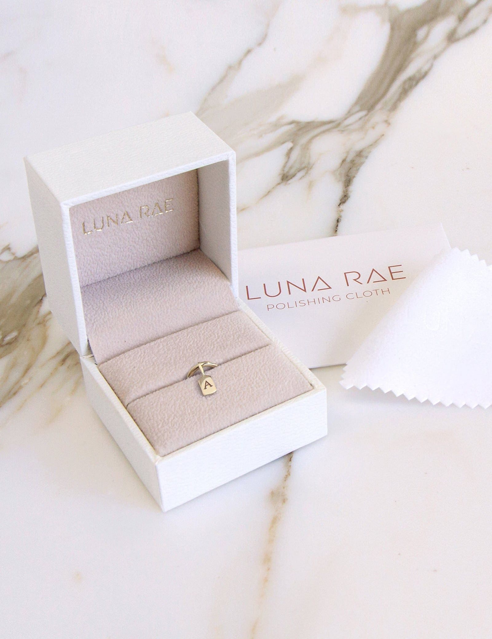 Picture of Luna Rae Yellow Gold Letter B