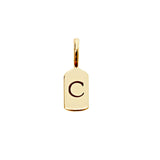 Picture of Luna Rae Yellow Gold Letter C