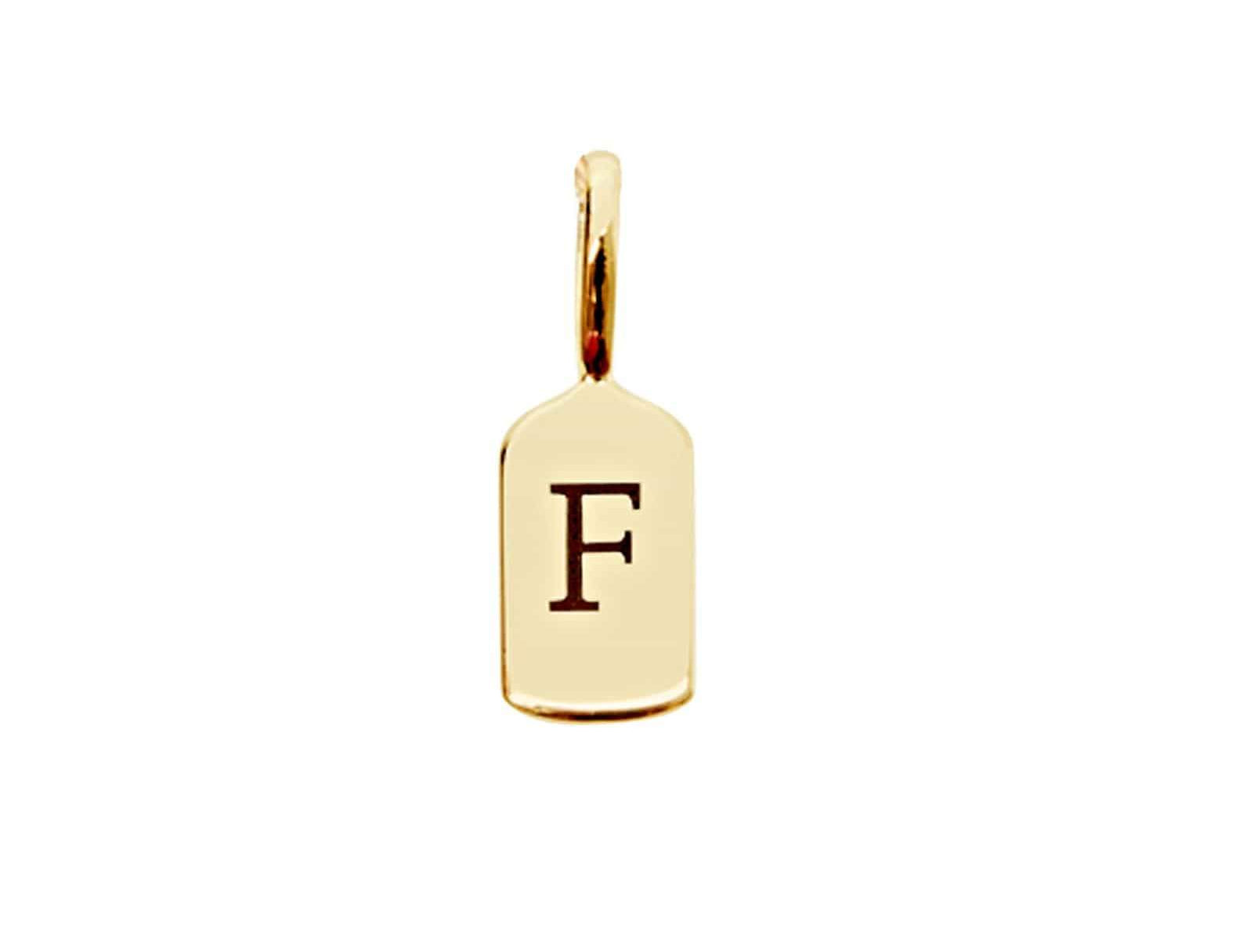 Picture of Luna Rae Solid 9k Gold Letter F