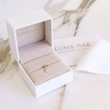 Picture of Luna Rae Yellow Gold Letter F