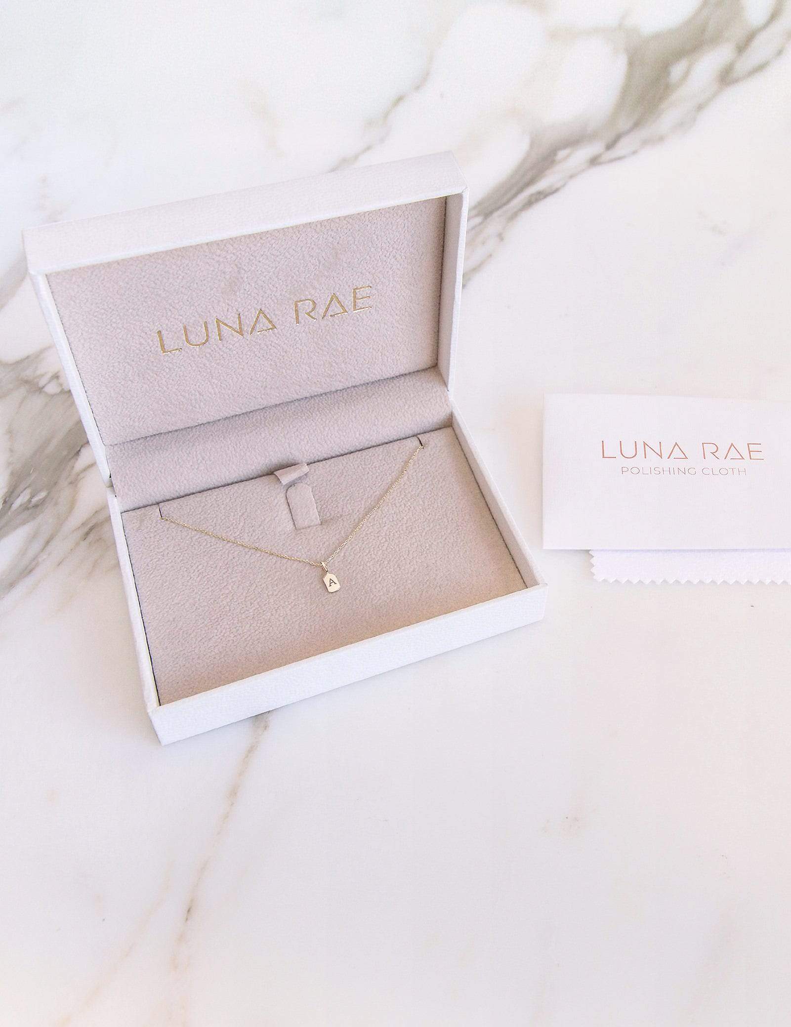 Picture of Luna Rae Yellow Gold Letter K