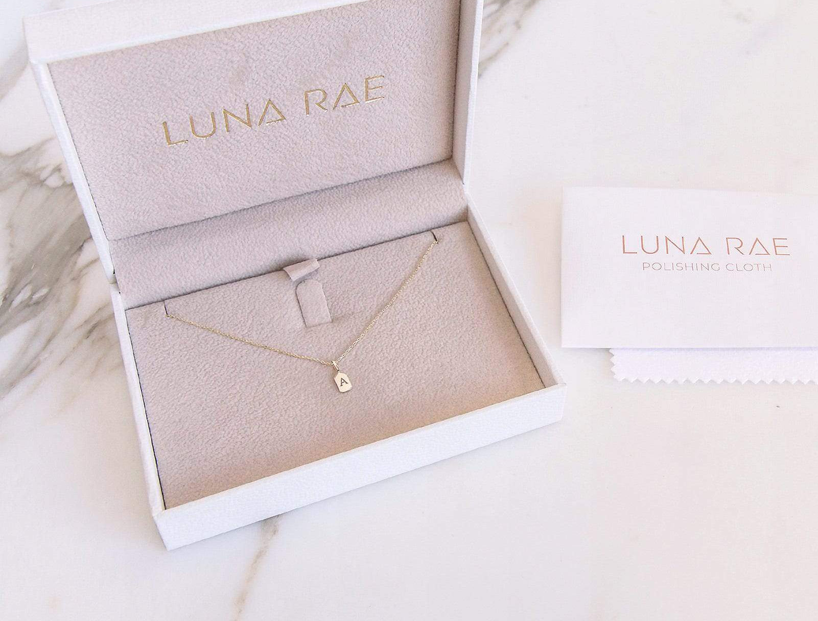 Picture of Luna Rae Solid 9k Gold Letter N