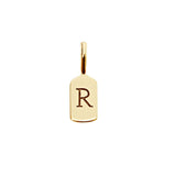 Picture of Luna Rae Yellow Gold Letter R