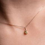 Picture of Luna Rae Solid 9k Gold Peridot Necklace