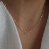 Petite Diamond Necklace - Single