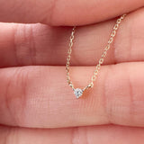 Petite Diamond Necklace - Single