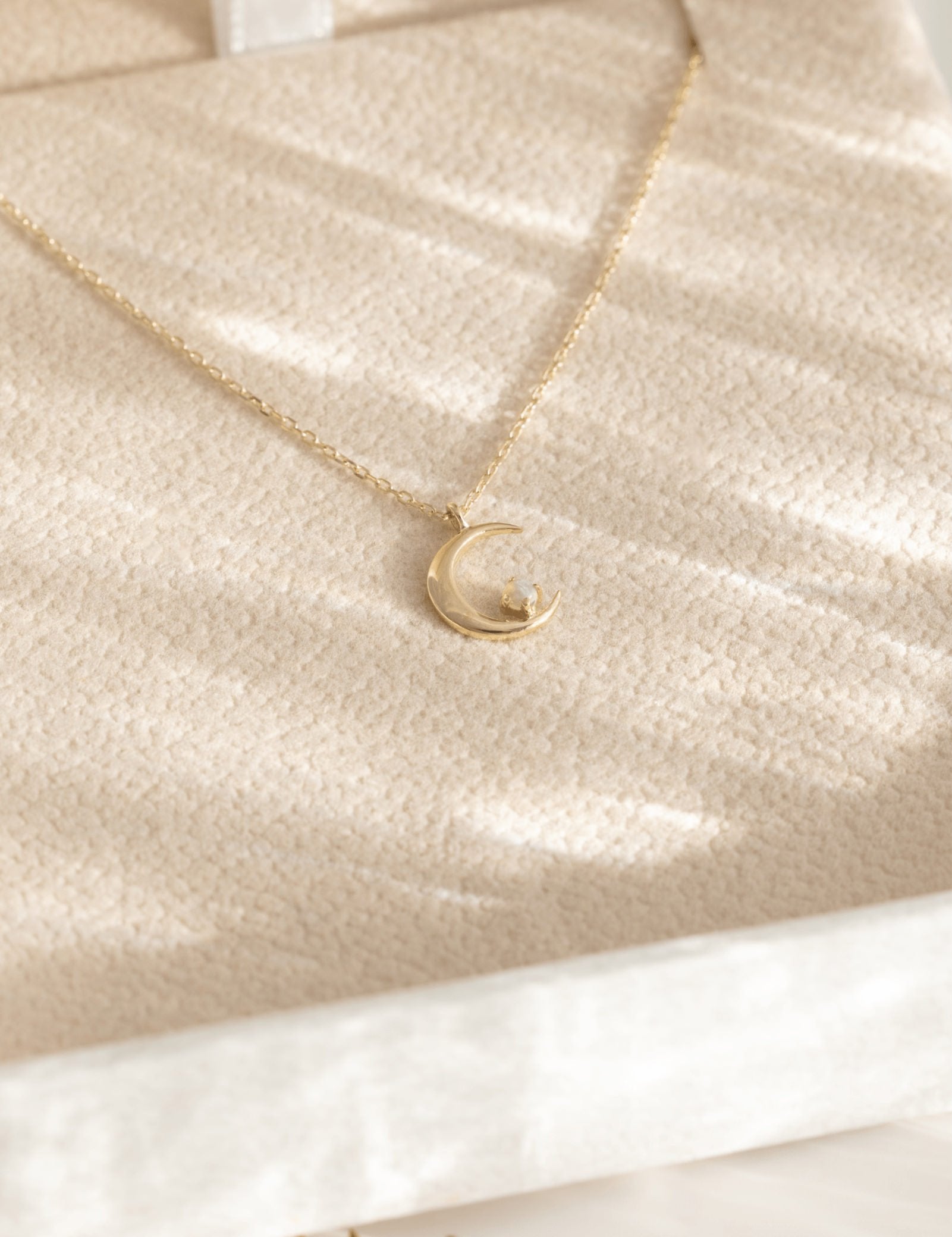 Picture of Luna Rae Solid 9k Gold Selene Necklace