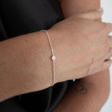 Silver Diamond Sky Bracelet