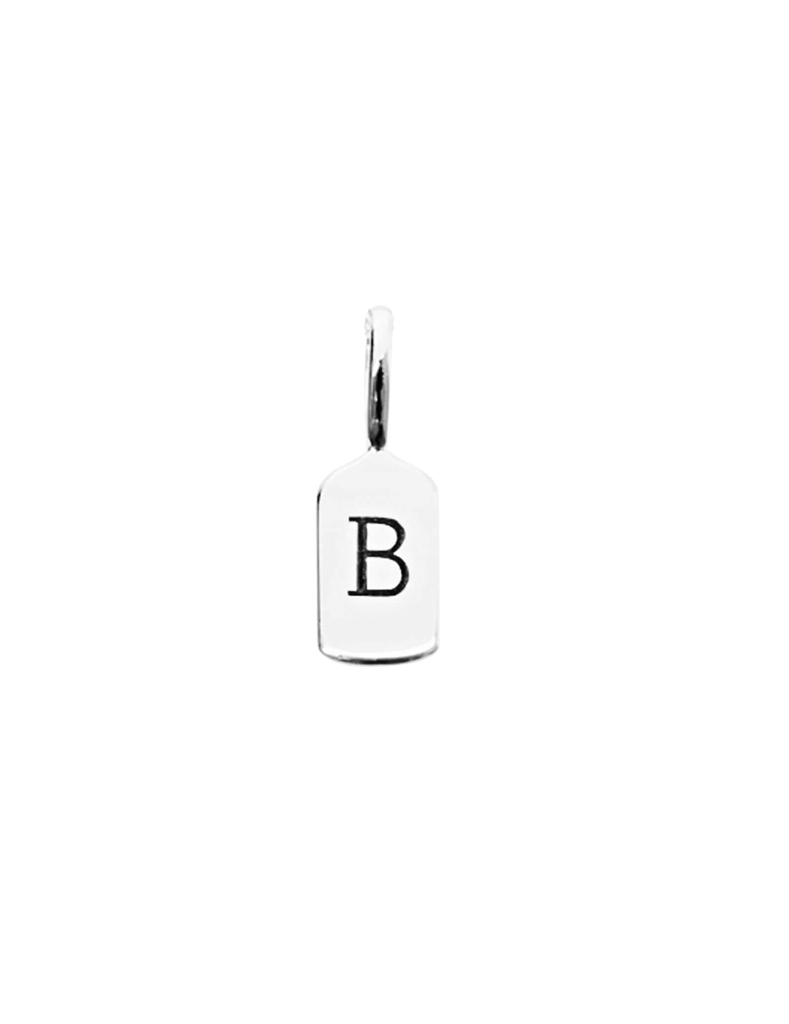 Silver Letter B