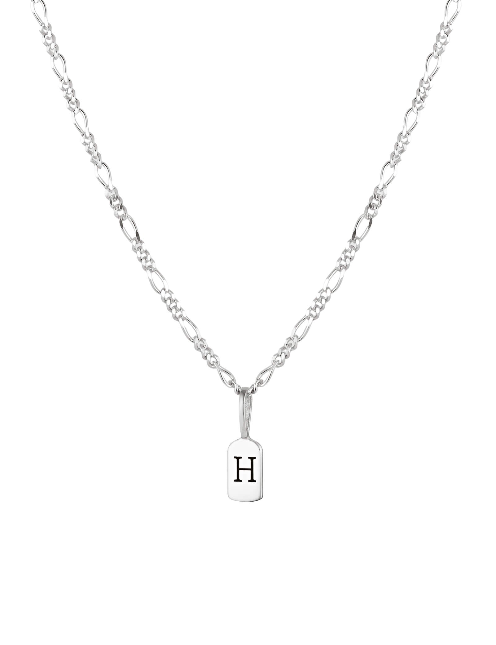 Silver Letter H