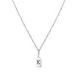 Silver Letter K