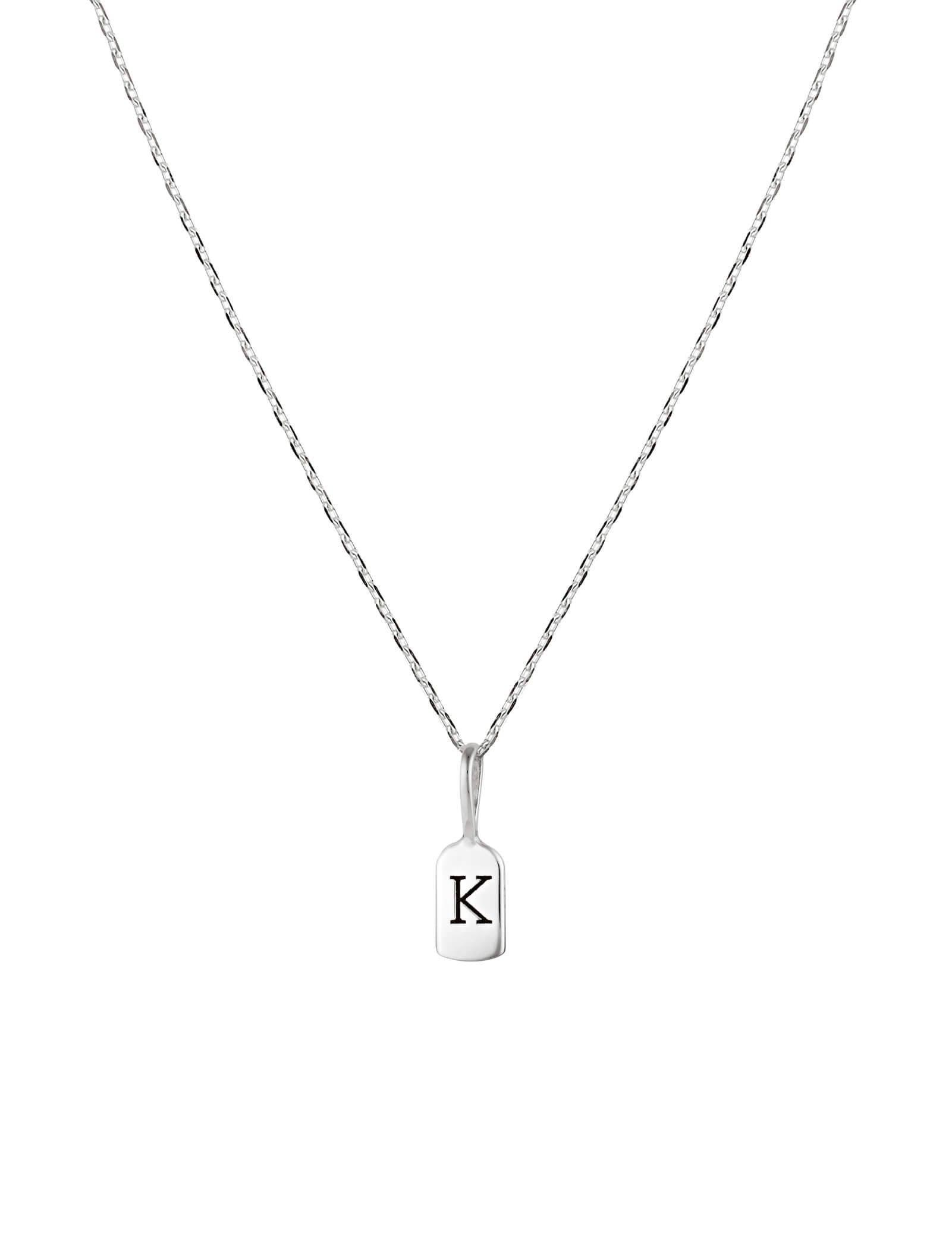 Silver Letter K