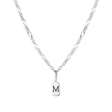 Silver Letter M