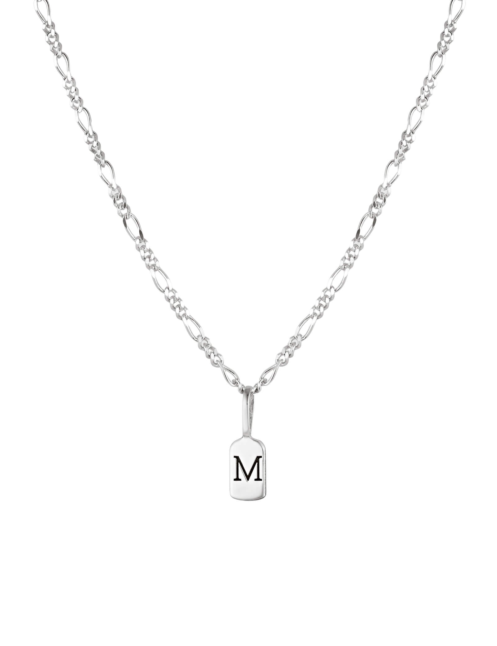 Silver Letter M