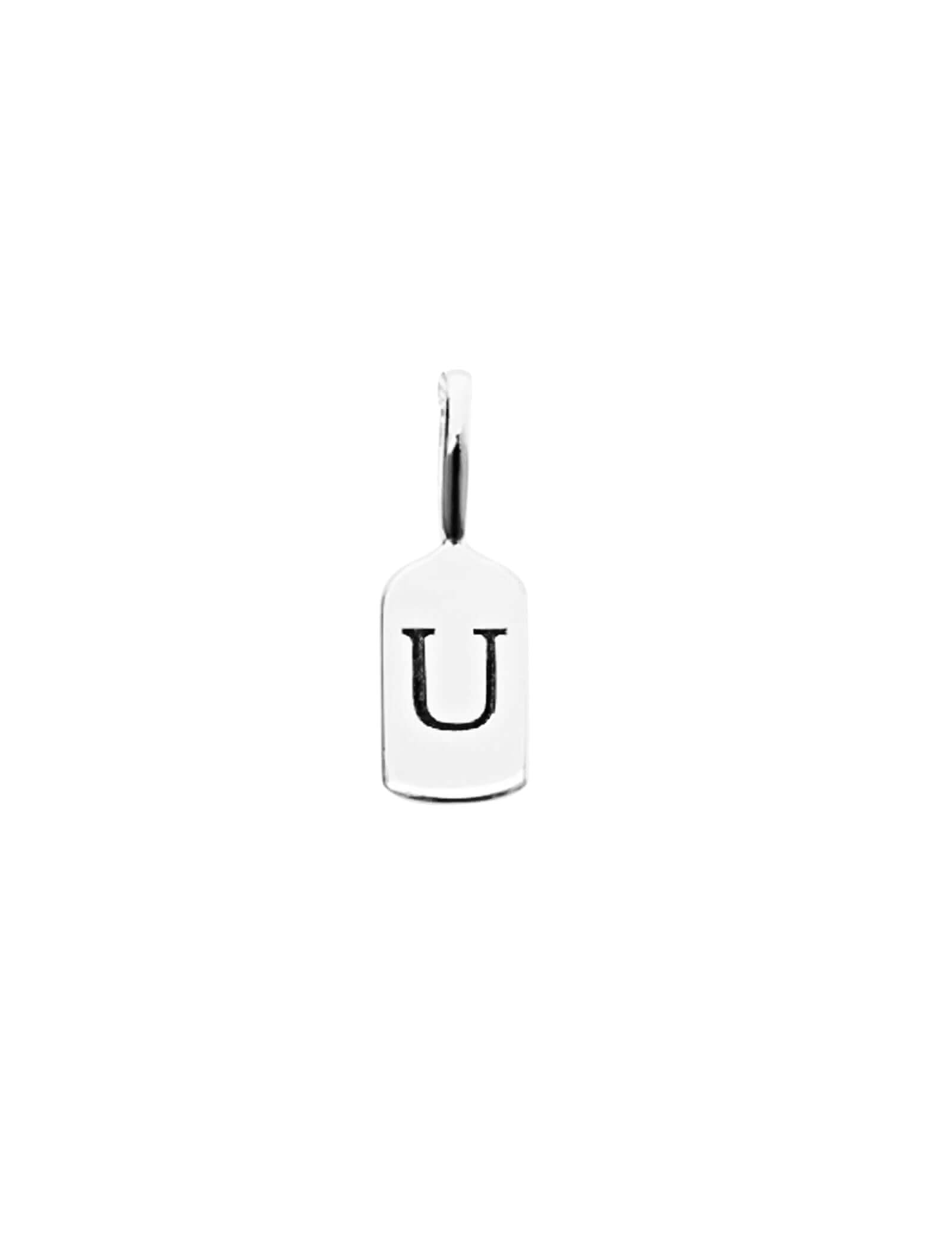 Silver Letter U