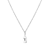 Silver Letter Y