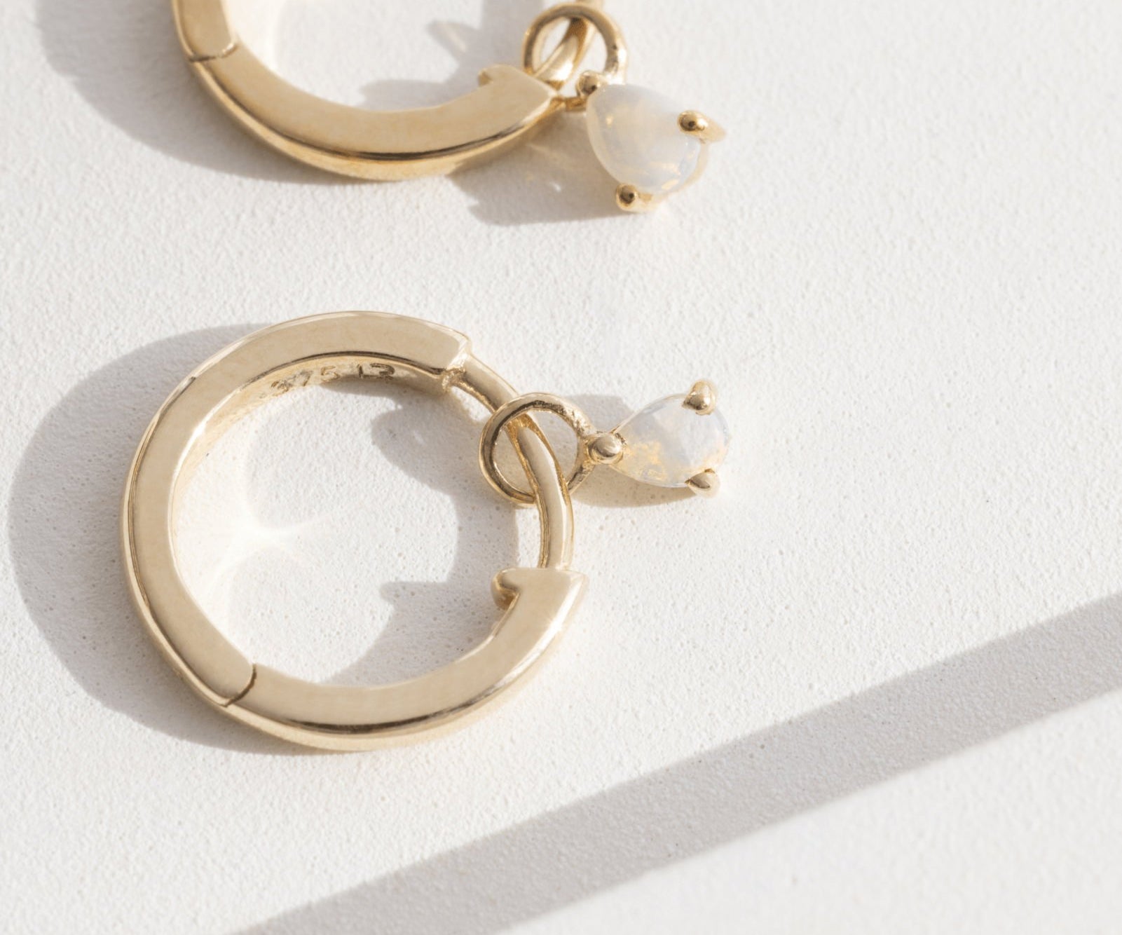 Picture of Luna Rae Solid 9k Gold Venus Earrings