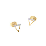 Picture of Luna Rae Solid 9k Gold Water Element Studs