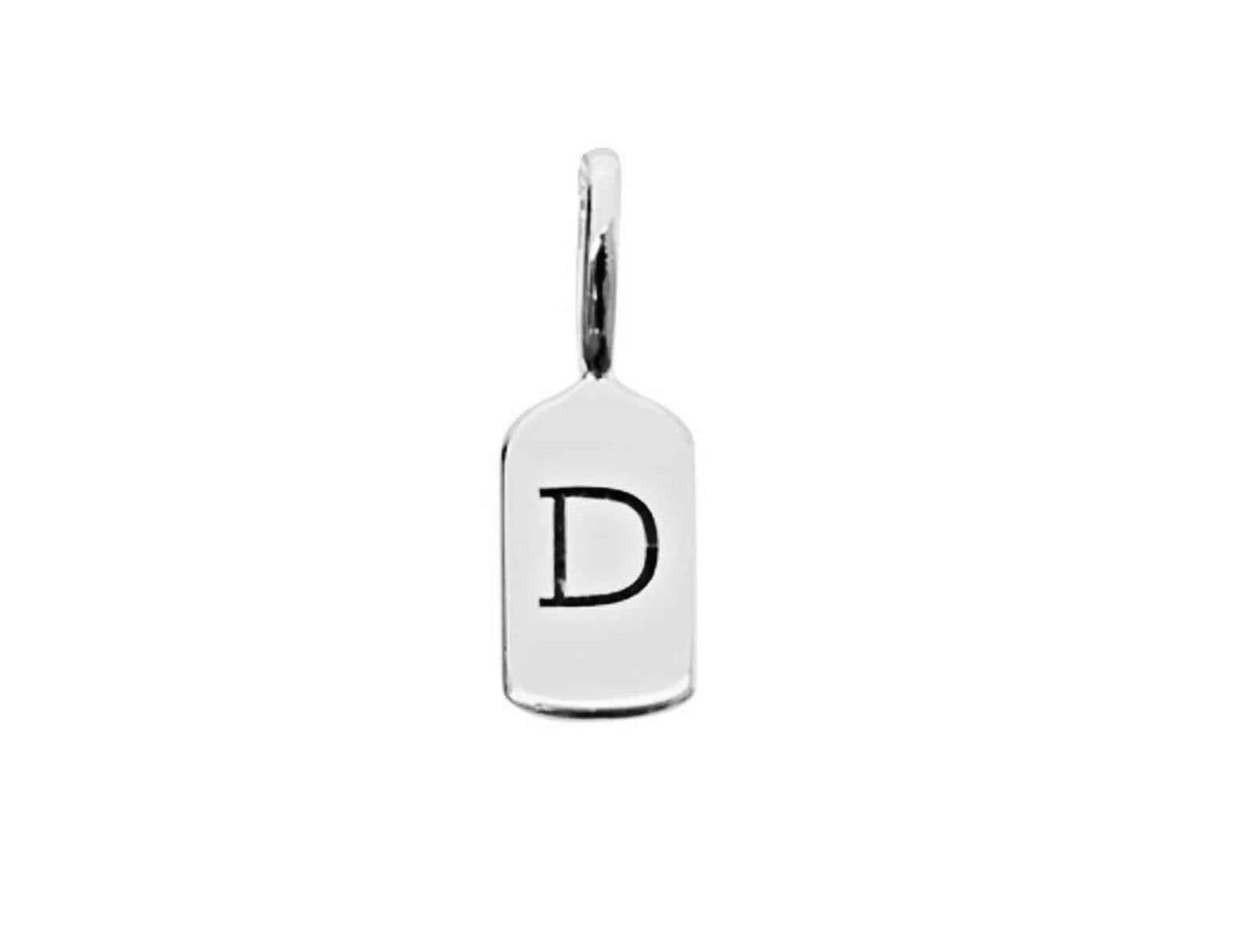 Picture of Luna Rae White Gold Letter D