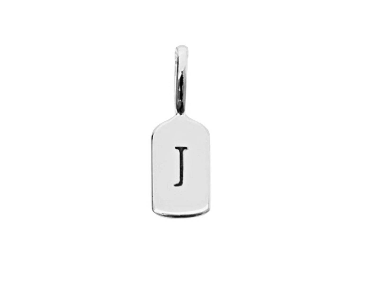 Picture of Luna Rae White Gold Letter J