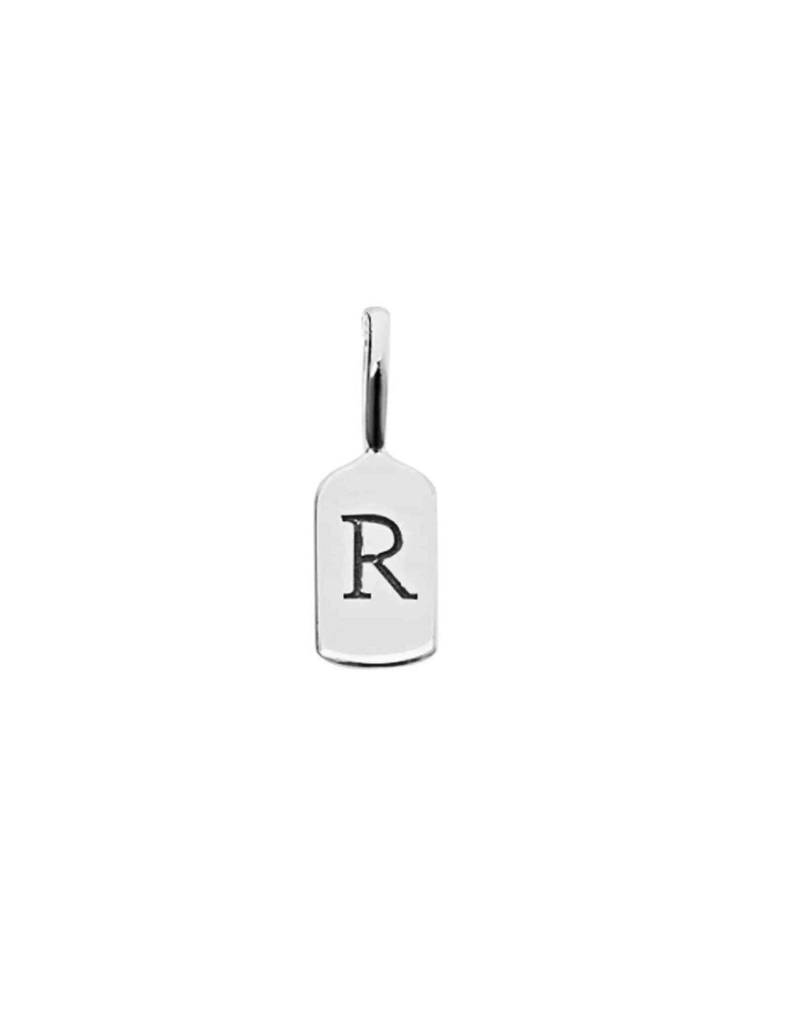 Picture of Luna Rae White Gold Letter R